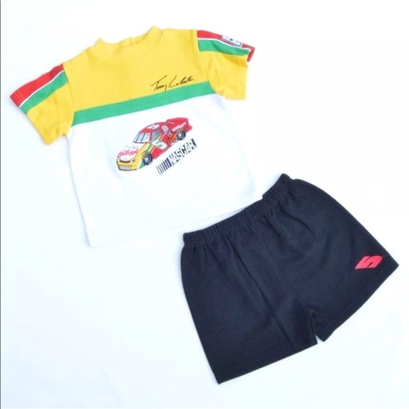 Nascar Other - Nascar Chase Authentics Short Shirt Set SZ 18M NWT